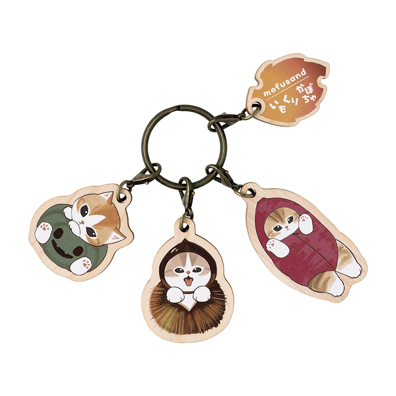🌸 【預訂】木製Charm(秋) - Mofusand 18/9新品