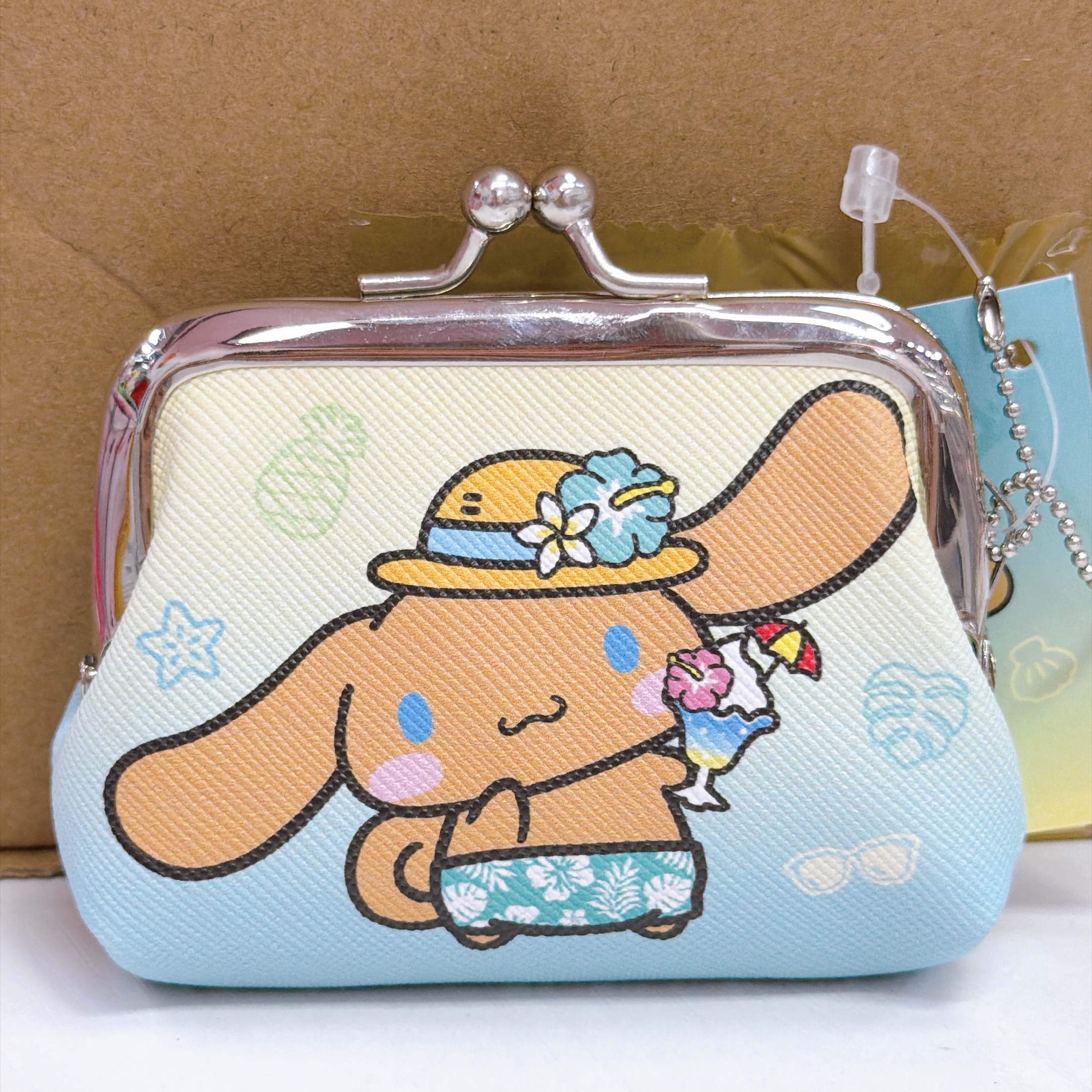 日本直送Sanrio 夏天黑皮系列 散子包 口金包