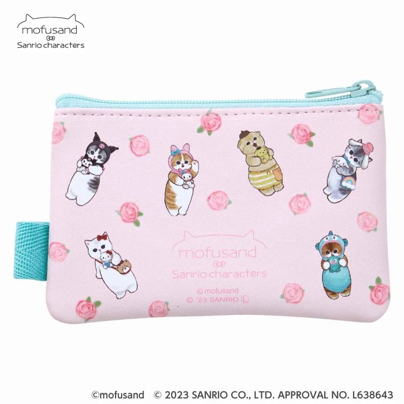 現貨 日版 鯊魚貓 mofusand x Sanrio Characters 小袋 | 梳打汽水款 一套兩個