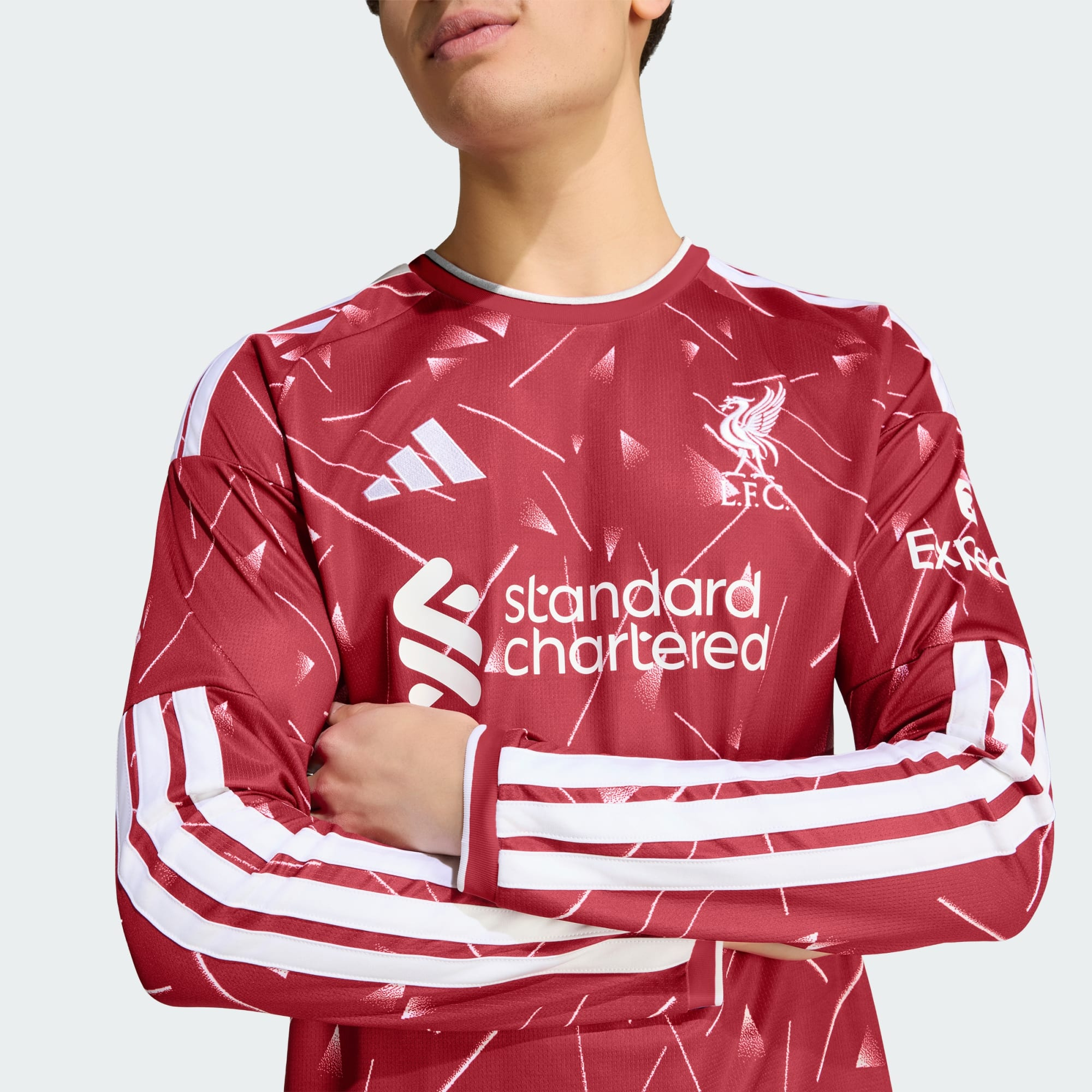 🔴⚪重塑八十年代經典 Adidas Liverpool 利物浦 2026-27 長袖主場球迷版球衣 (可加印字章) KB8268