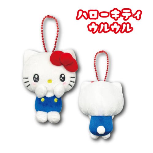 🎀【預訂】Kitty 格仔紋公仔掛飾 A