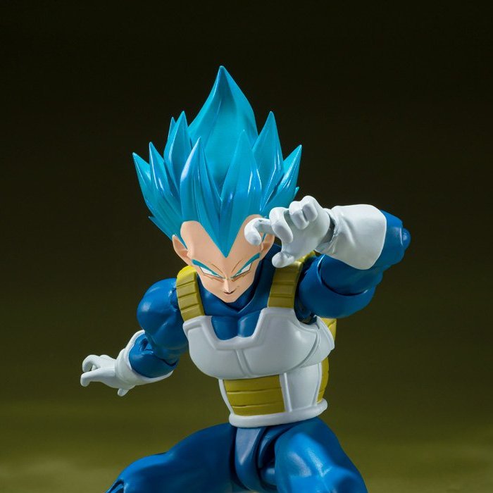 SHF Dragon Ball Super SSGSS Vegeta Unwavering Saiyan Pride