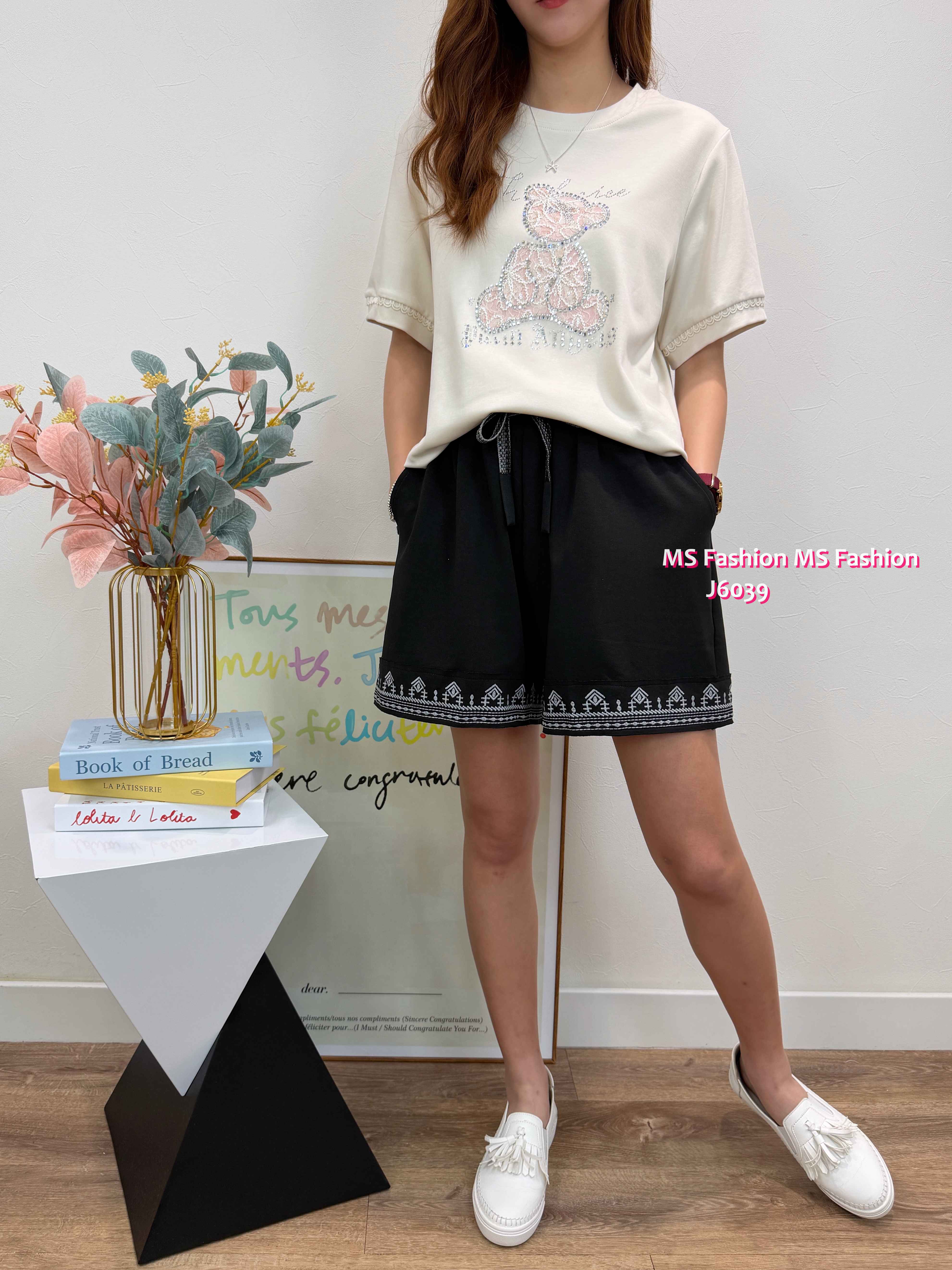 J6039 韓國🇰🇷薄牛仔拼布半裙