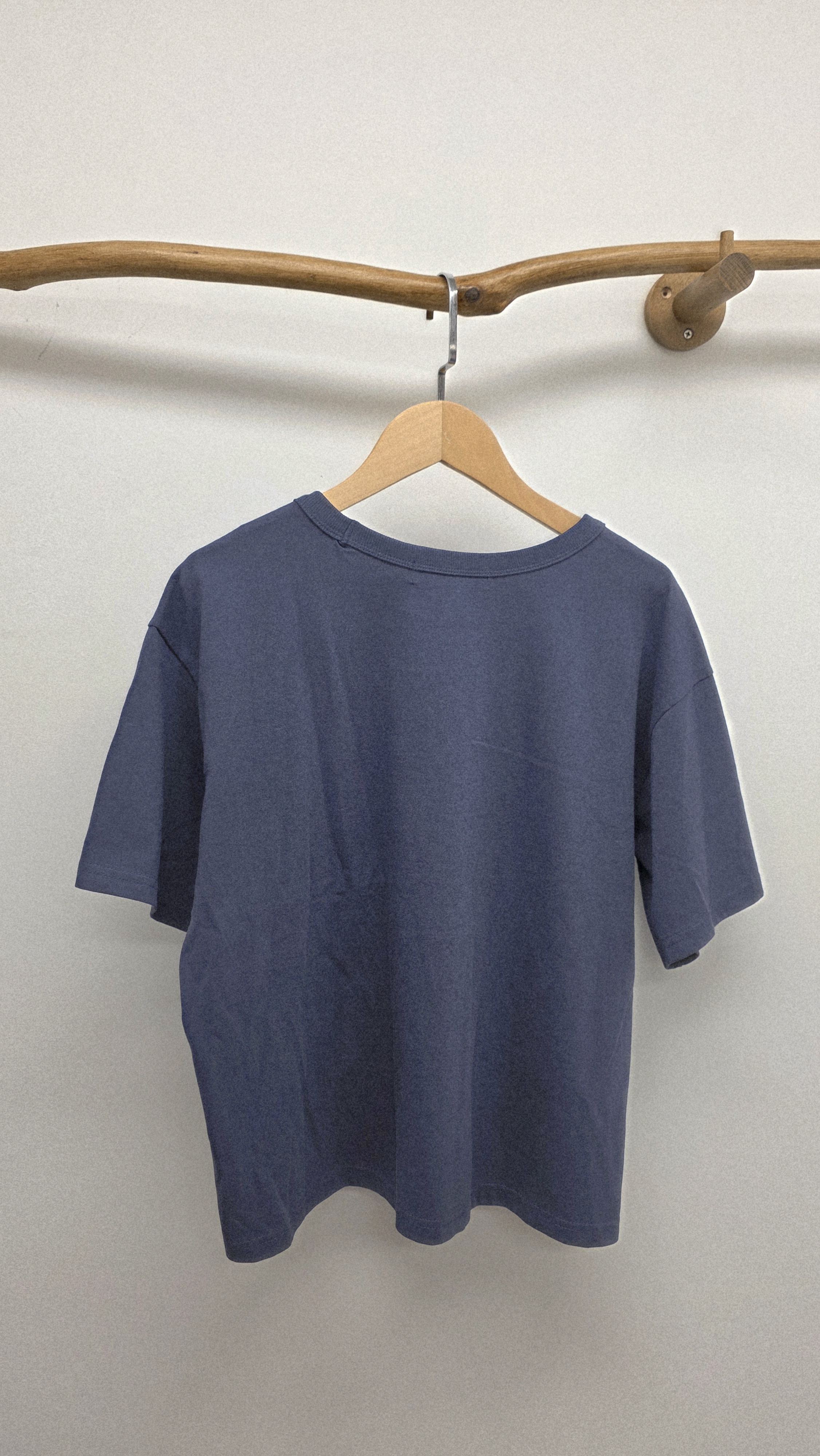 韓國深藍方頭貓頭鷹棉Tee