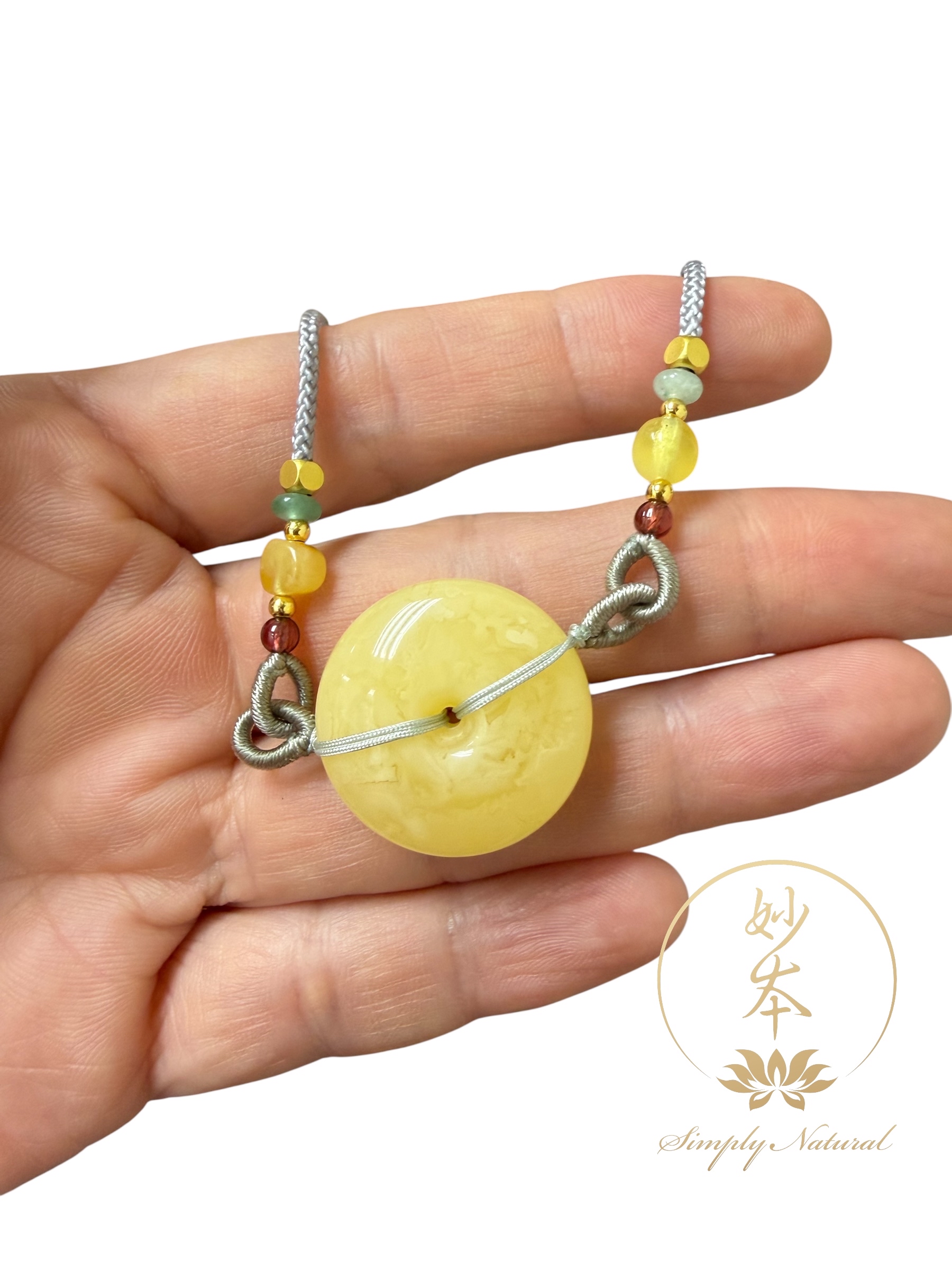 蜜蠟平安扣吊咀（已加持）#6