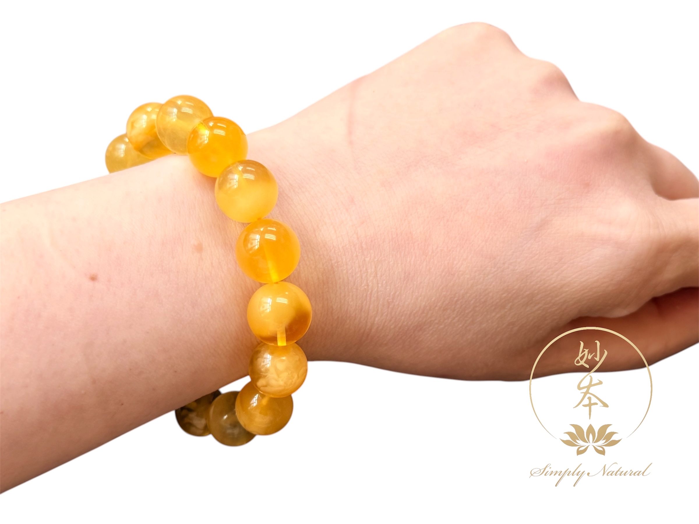 12mm 蓮師財神加持蜜蠟手串