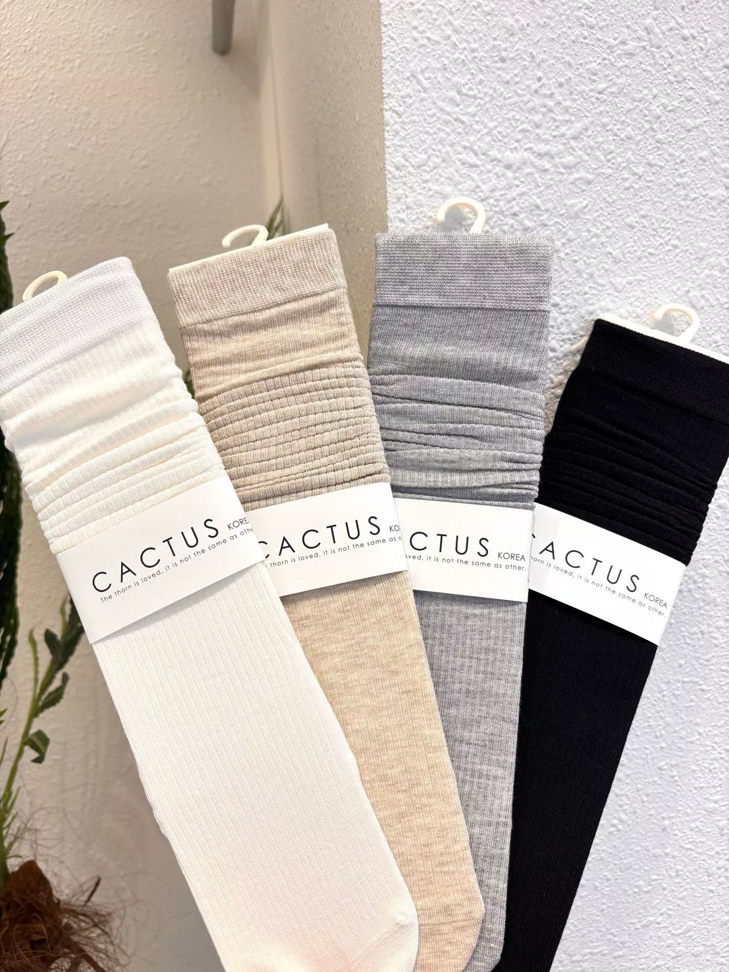 L73 暗紋堆堆薄棉襪