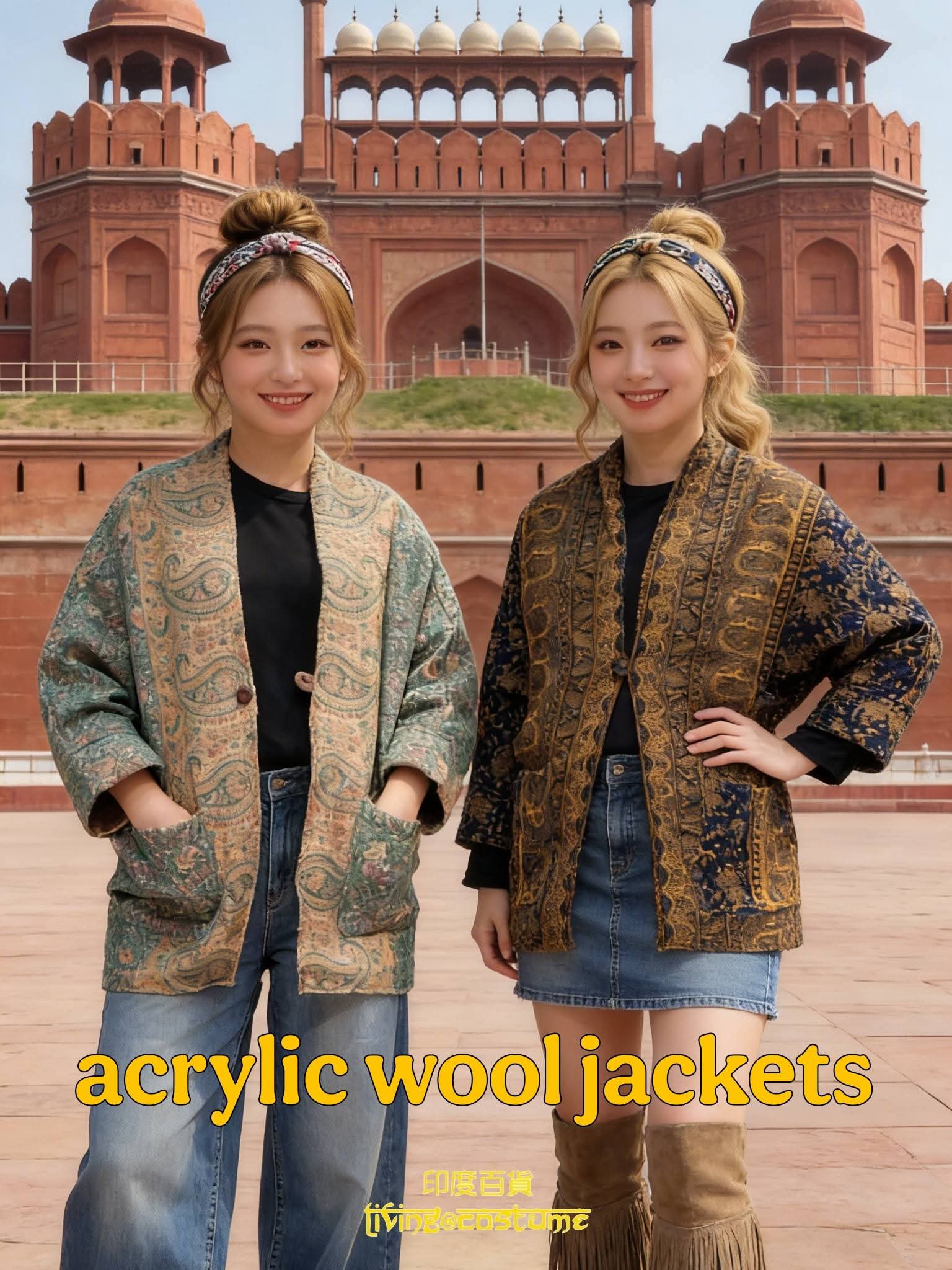 人造羊毛外套 (自家設計款式)