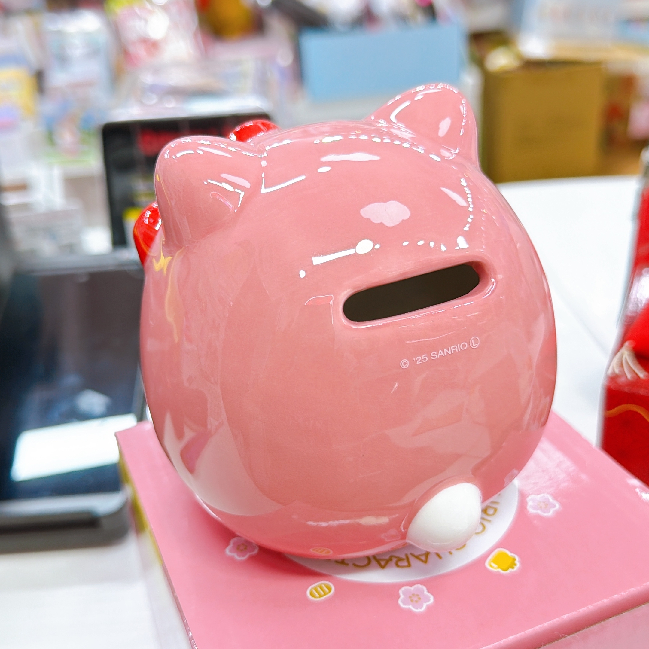 日本直送Hello Kitty陶瓷錢甖招財貓擺設