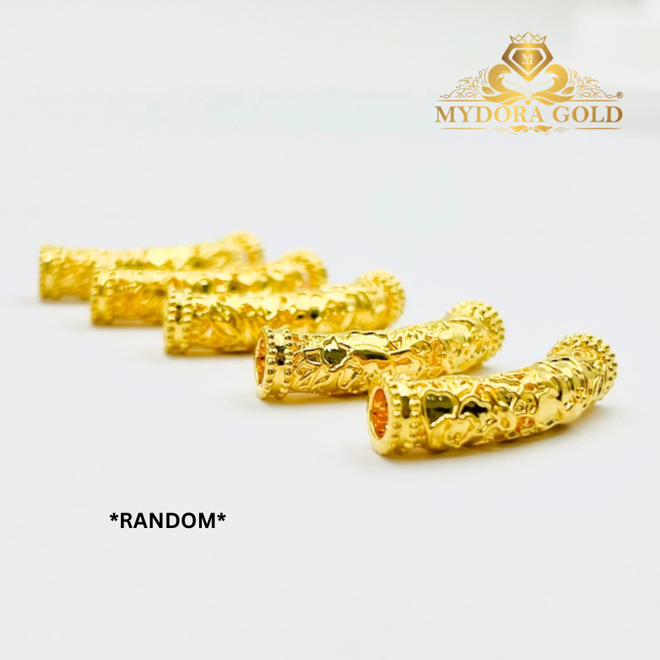 MYDORA Tube Bamboo Anyaman Full Gold (5G) l EMAS 916/22K
