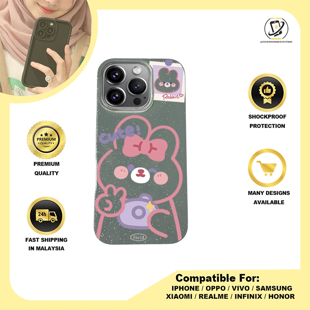 BLING CASE PHONE FOR IPHONE - DESIGN RABBIT A