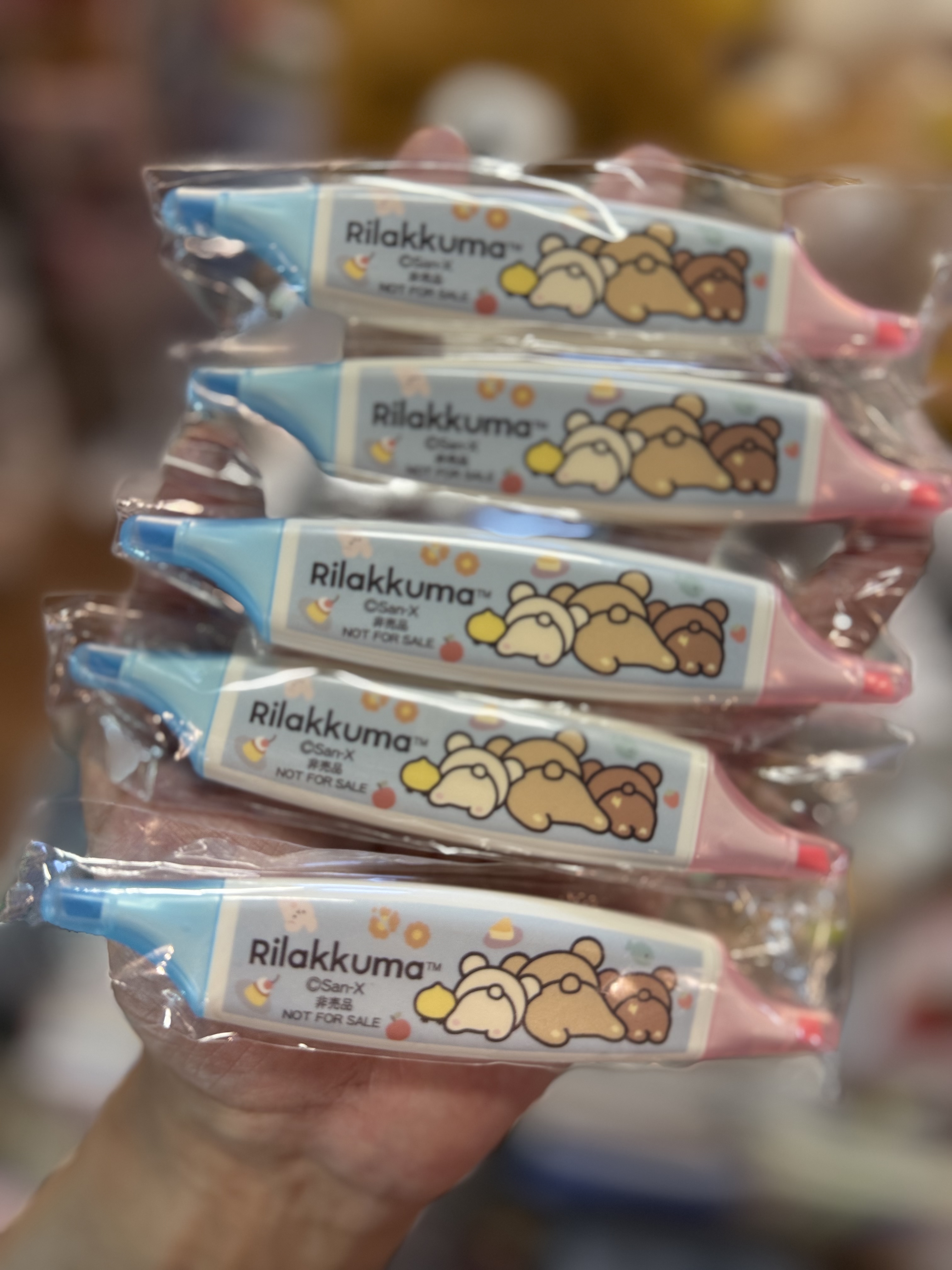 《現貨》全新日本專店限定 NEW BASIC RILAKKUMA 系列螢光筆
