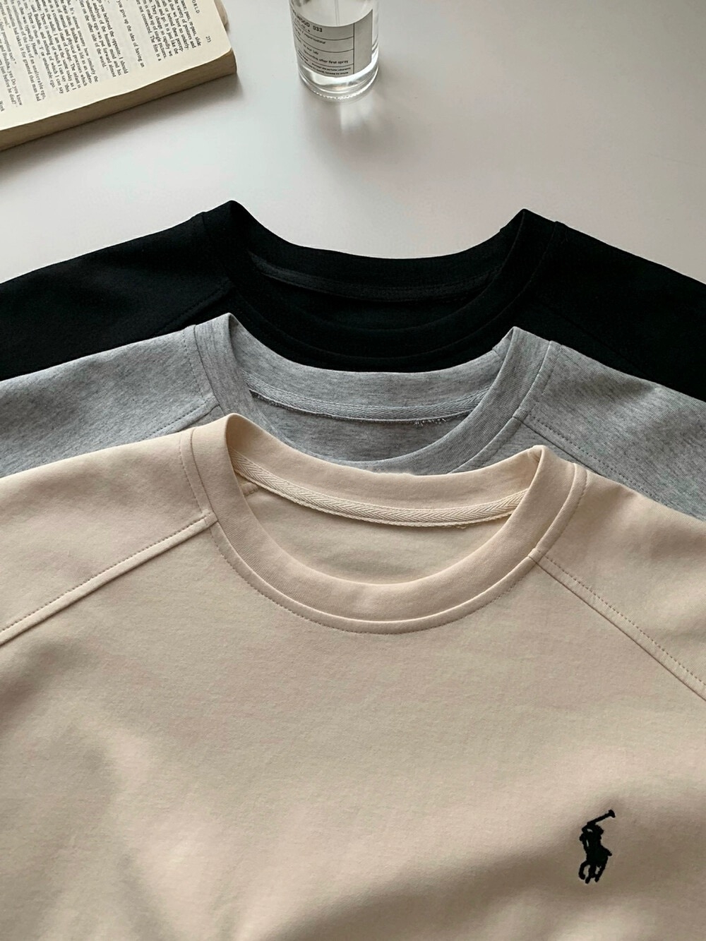 Polo Embroidery Roundneck Casual Shirt+Skirt Set 保罗刺绣休闲套装 (3 Colours)