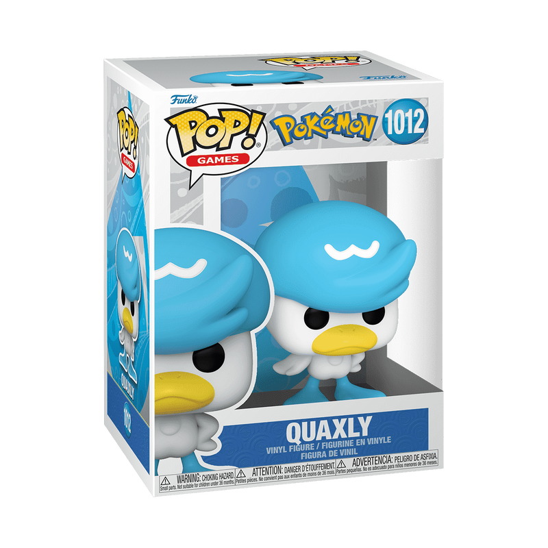 📦訂購 美國代購 Funko POP! Pokemon Quaxly Figure 寵物小精靈 潤水鴨 模型