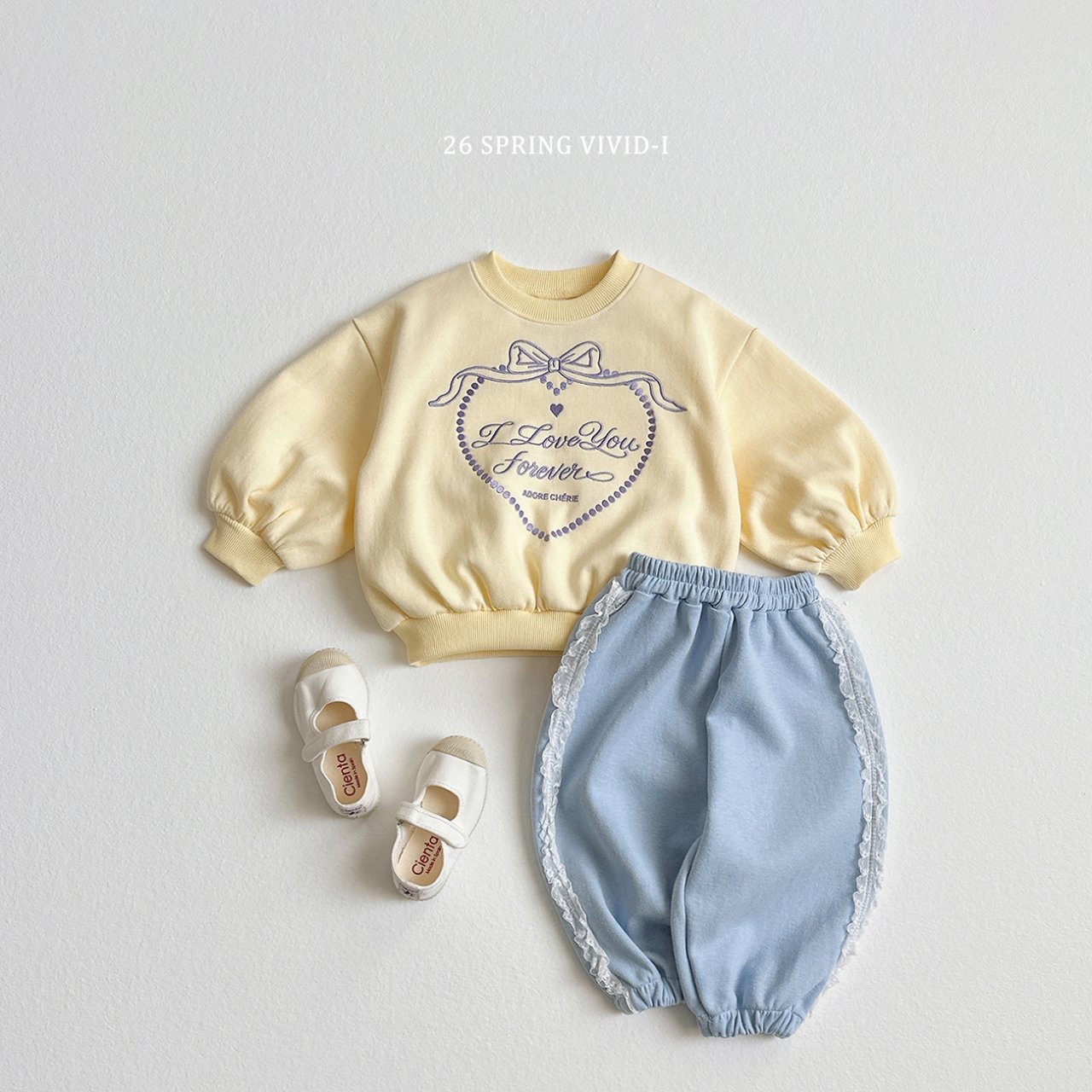 🌸預訂 韓國直送🌸🇰🇷VIVIDI三色蕾絲邊寬鬆束腳褲