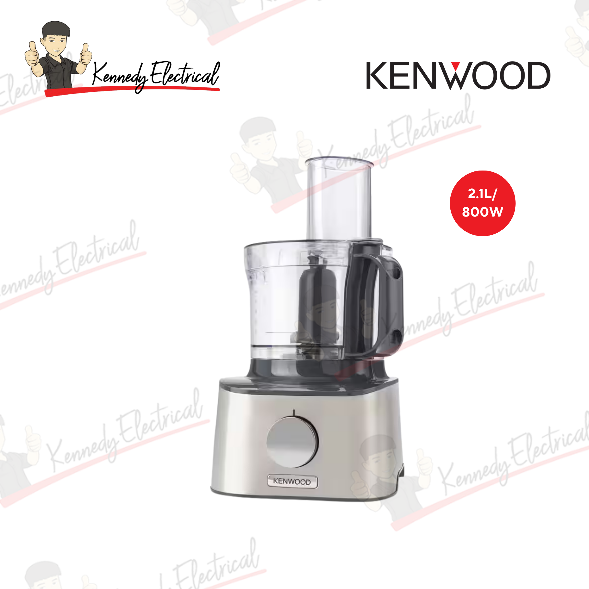 Kenwood 2.1L 800W MultiPro Compact Food Processor (FDM302SS)