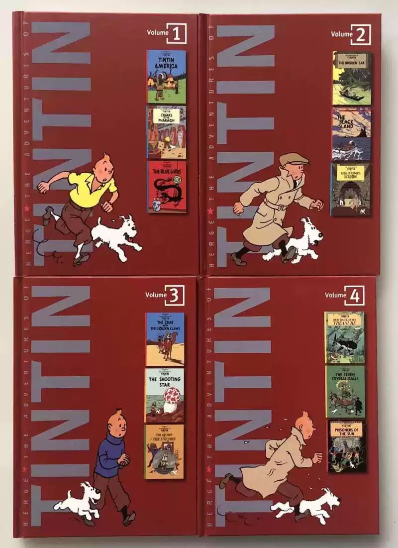 The Adventures Of TINTIN 丁丁歷險記｜8 books