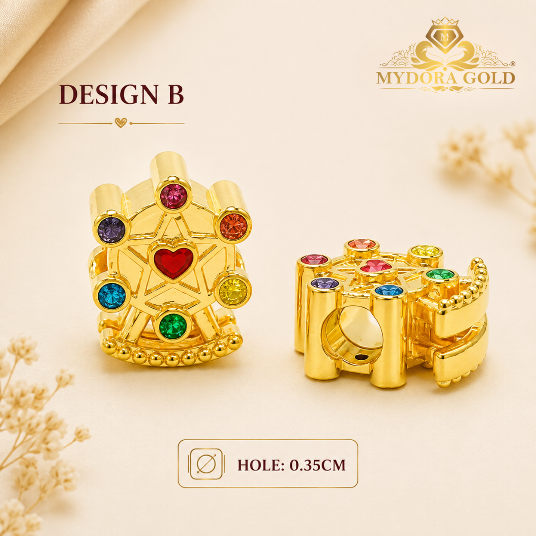 MYDORA Bead Rainbow Wheel Enamel (5G) l EMAS 916/22K [SPECIAL DEAL of The Week]