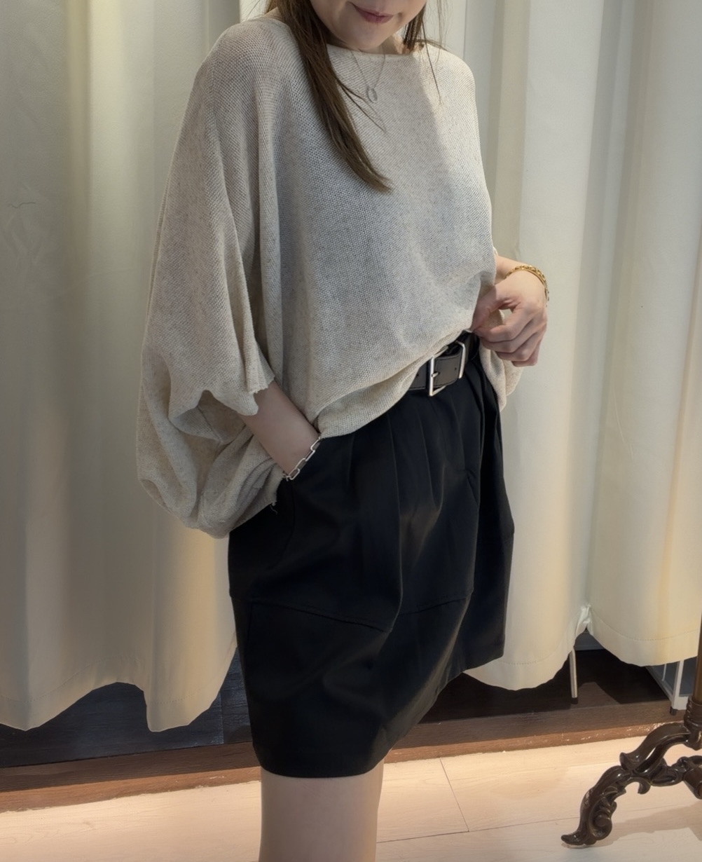 🌈限量🌈寬鬆麻線料上衣