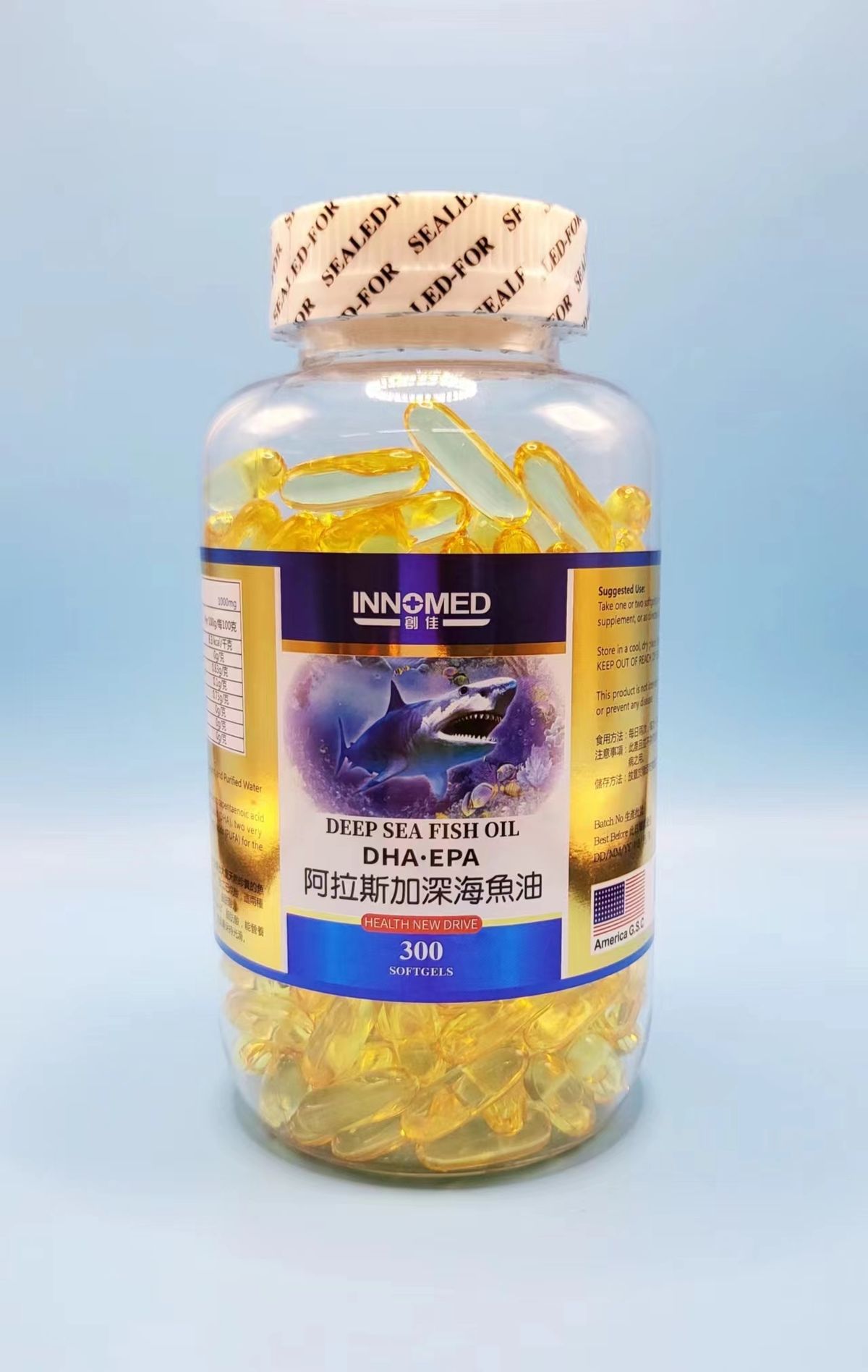 Innomed創佳奧米加3深海魚油7957(300粒)