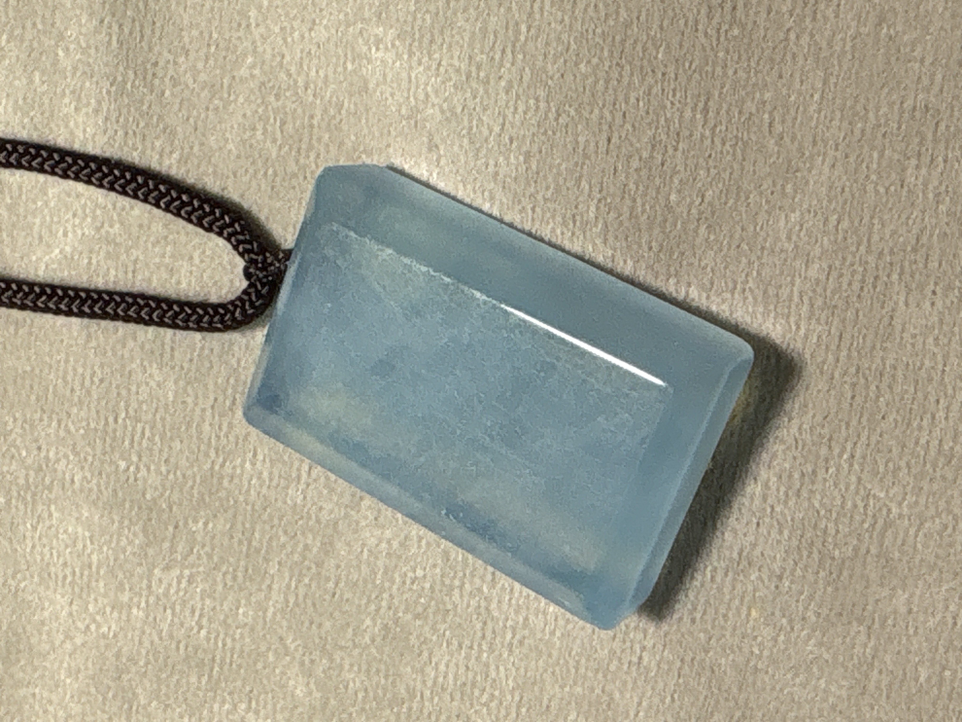 海藍寶平安無事牌No.19-582丨規格：13-14克