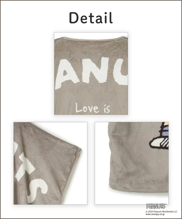 日本預訂📍日本Snoopy可愛圖案著用毛毯 不包郵