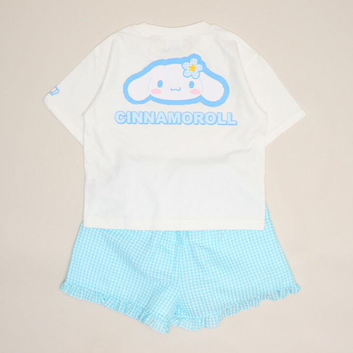 🇯🇵預訂 日本直送🇯🇵Babydoll x Sanrio系列五色人物前後印花短袖T恤格紋短褲套裝