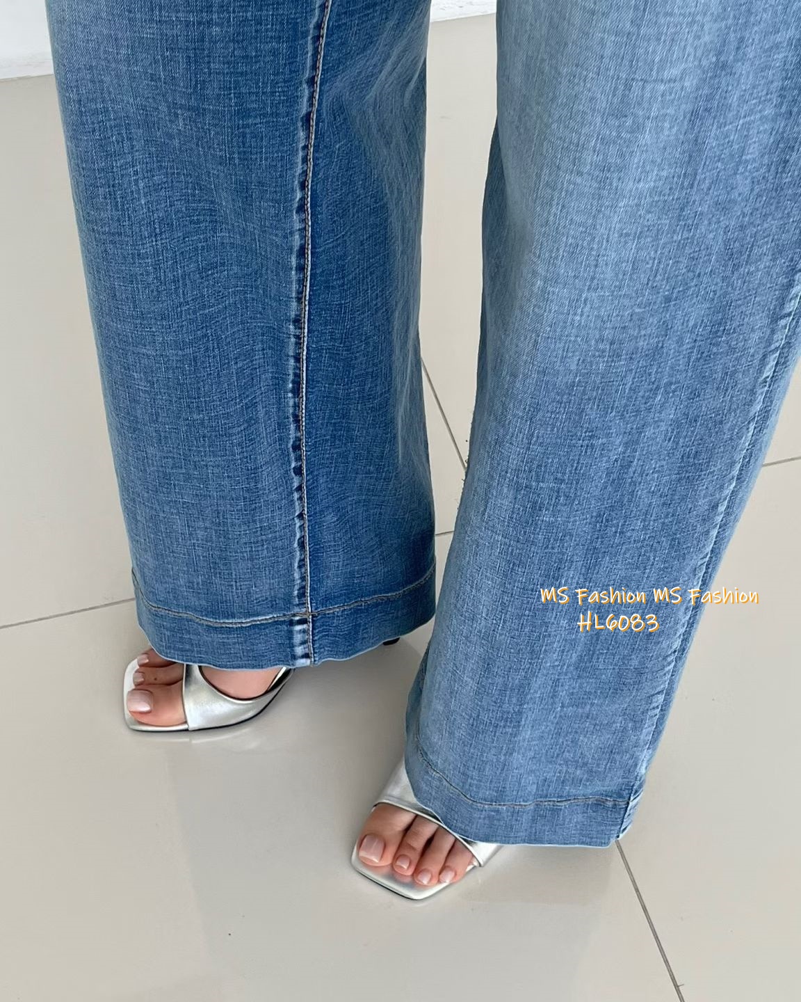 HL6083 韓國🌼Howluk前兩袋裝飾闊筒牛