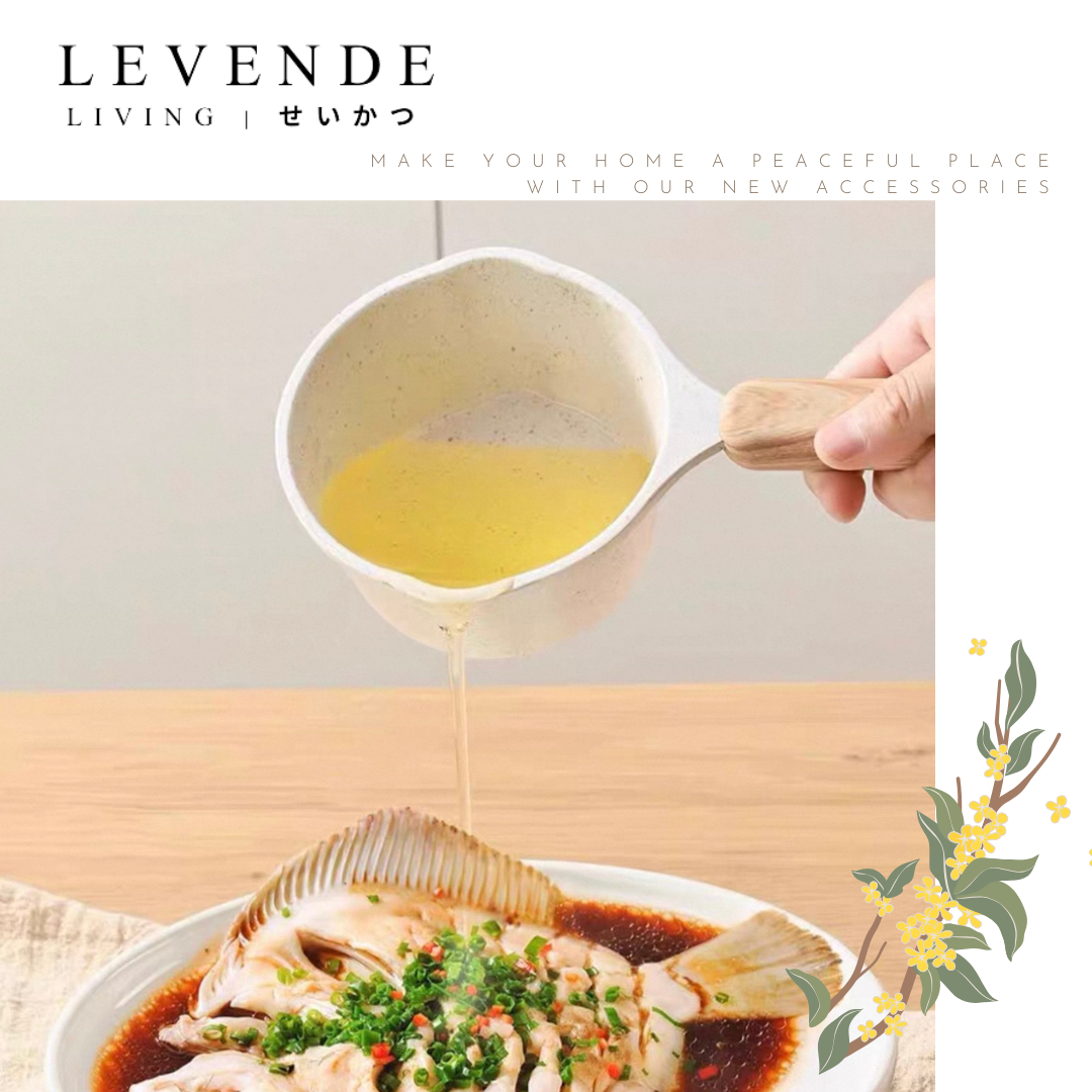 Levende 麥飯石迷你煮醬潑油小鍋