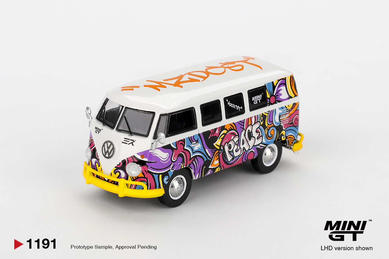 Mini GT 1/64 Volkswagen T1 Microbus Mizu Design - MGT01191-L