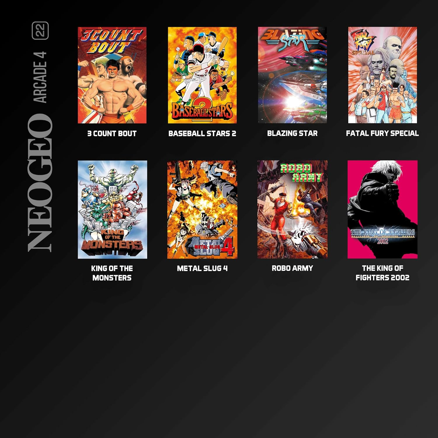 【預售 26年6月】Evercade NEOGEO Arcade 4 (P22) RETRO-0076