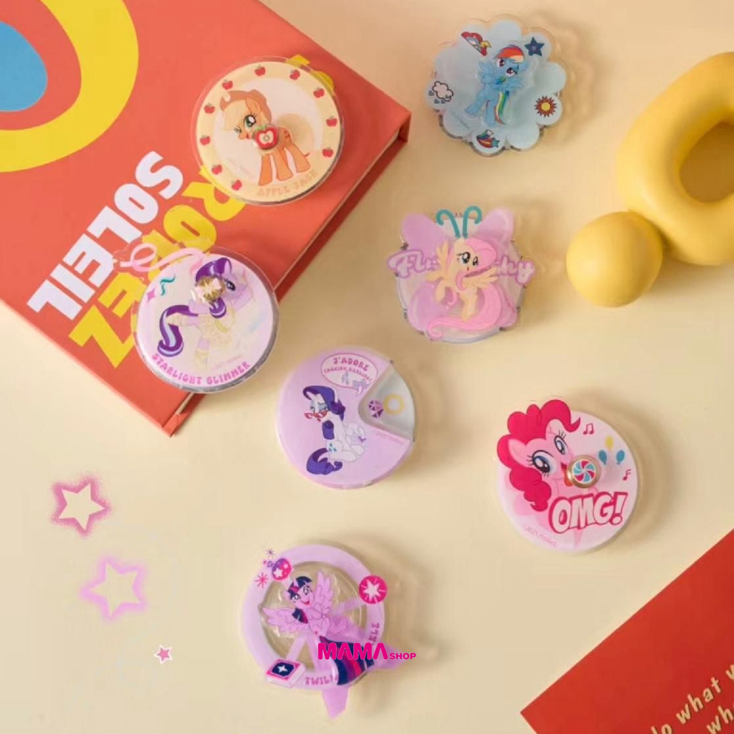 香港正版授權My Little Pony🦄趣味旋轉氣囊支架盲盒