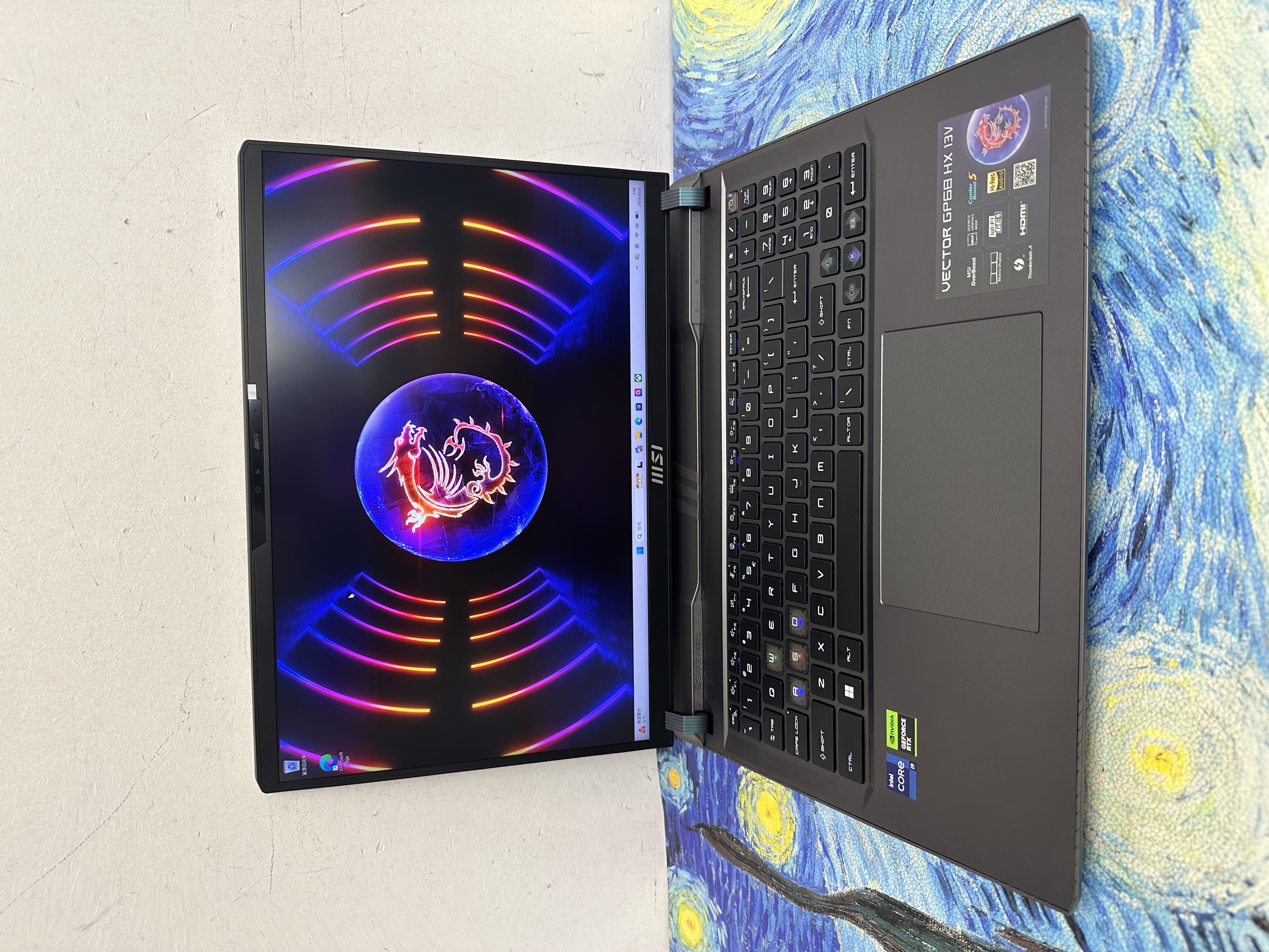 #6203 MSI Vector GP68HX  i9-13950HX /64GB Ram/1TB SSD/16吋 2.5K 240Hz Mon/RTX 4080獨立顯示卡/RGB 彩色Keyboard/ Gaming Laptop / Notebook / Laptop / PC Gaming / Movie / Netflix / Youtube / Win11