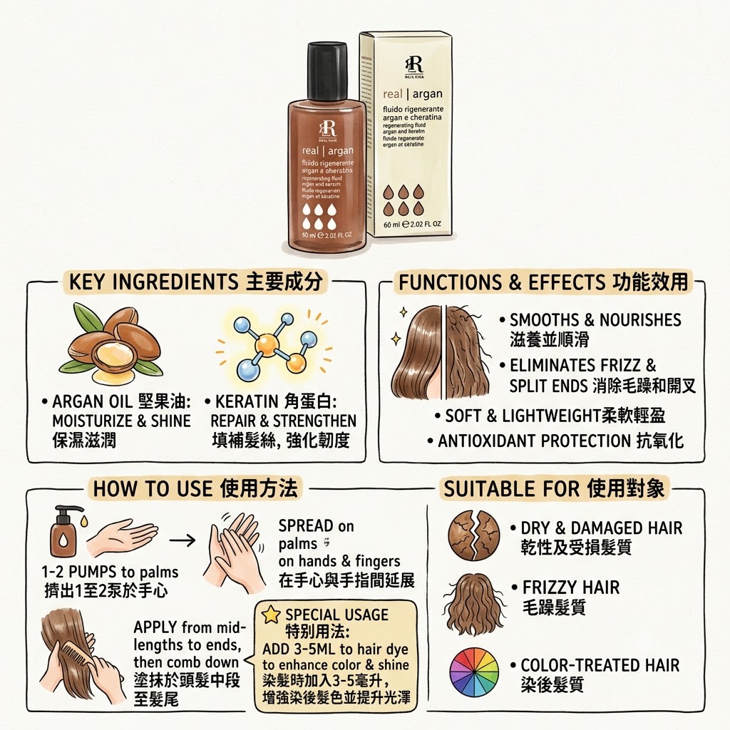 Rr Line Argan Star Regenerating 髮尾油