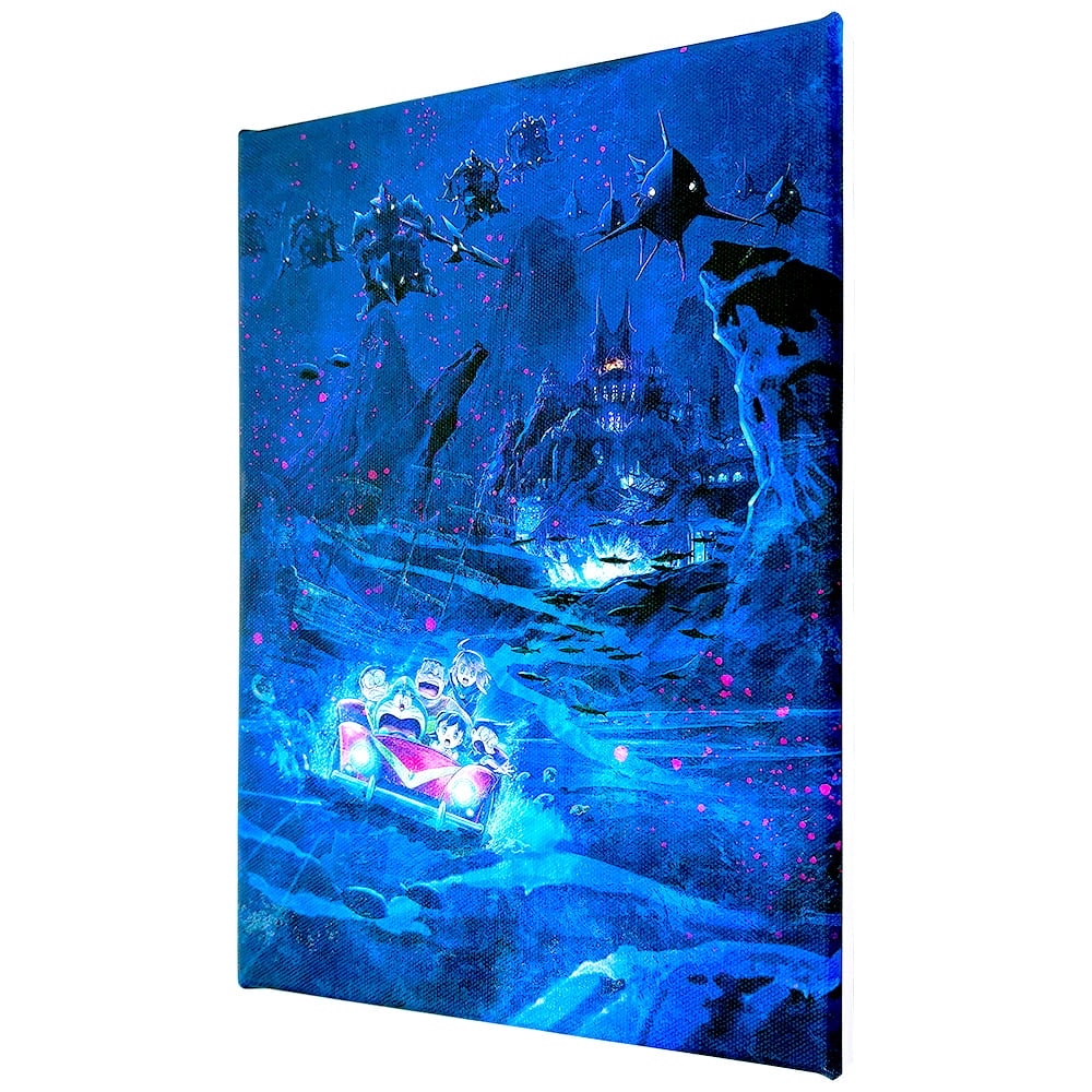 [訂購] 多啦A夢電影藝術微噴版畫 《海底鬼岩城》 Doraemon電影插畫