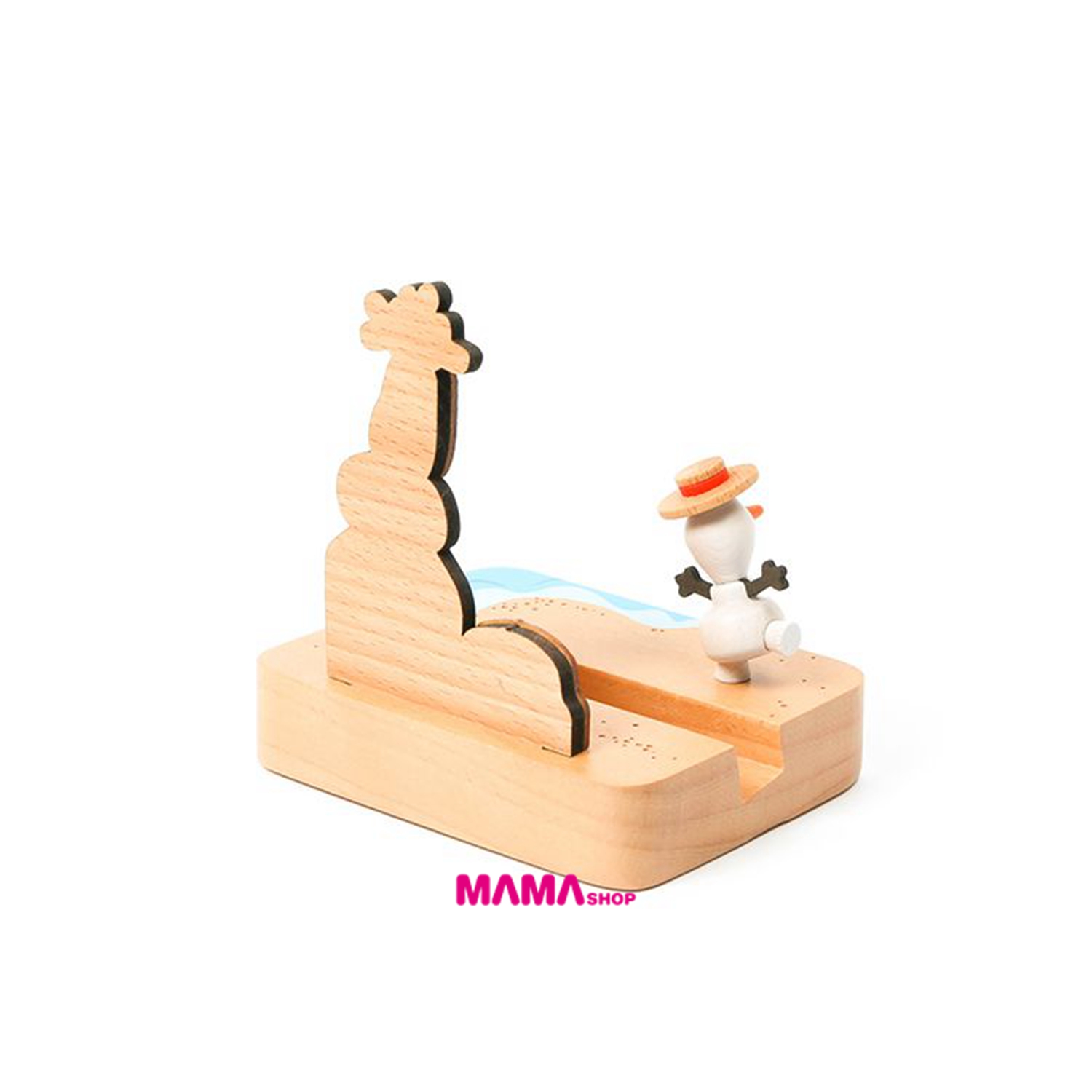 台灣直送冰雪奇緣沙灘雪寶手機座