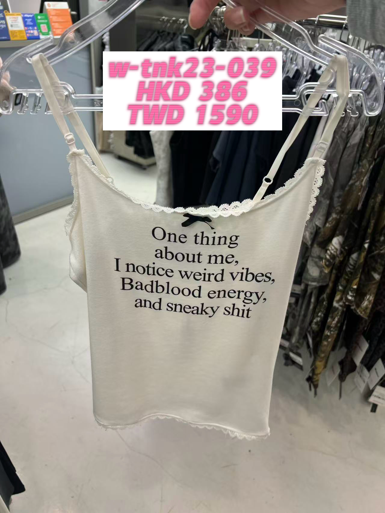 BADBLOOOD直播限時優惠 [w-tnk23-039] - White