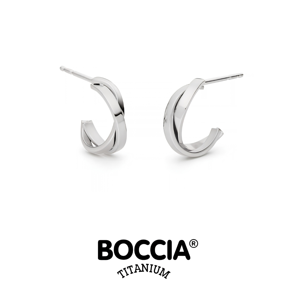 Boccia Titanium 05116-01 鈦金屬耳環