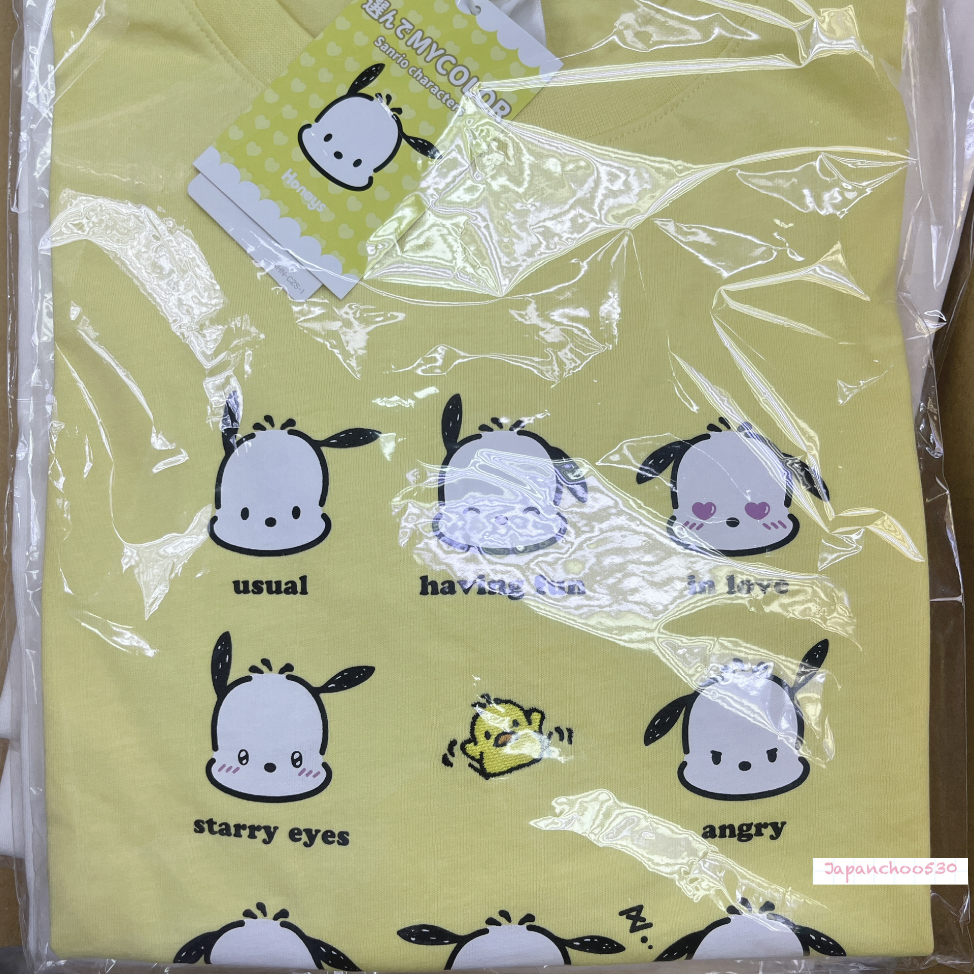 日本預訂📍日本Sanrio得意表情圖案短袖Tee