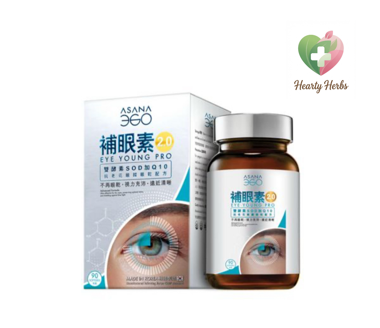 ASANA 360-補眼素 - 抗老花眼矇眼乾配方(90粒) asana360