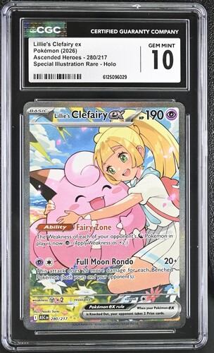 CGC 10 Lillie's Clefairy EX Ascended Heroes
