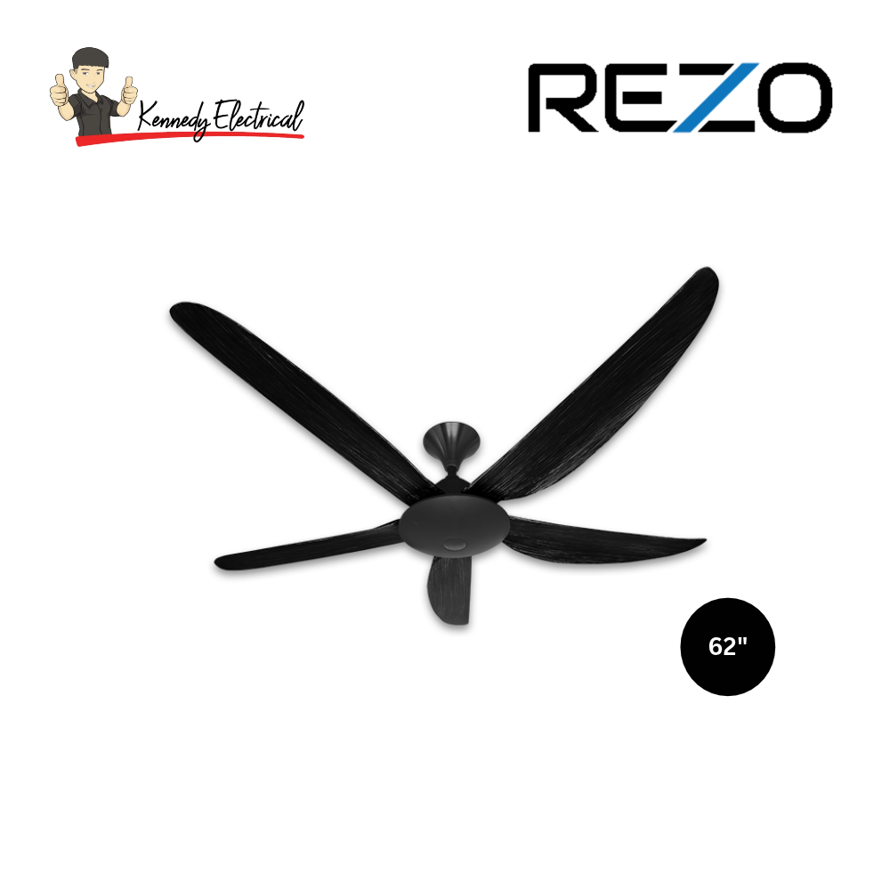 Rezo 62" MY62 DC Motor Ceiling Fan (MY62DC)
