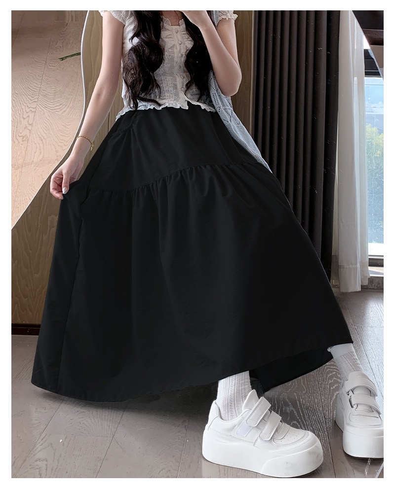 山本半身裙 遮胯A字裙