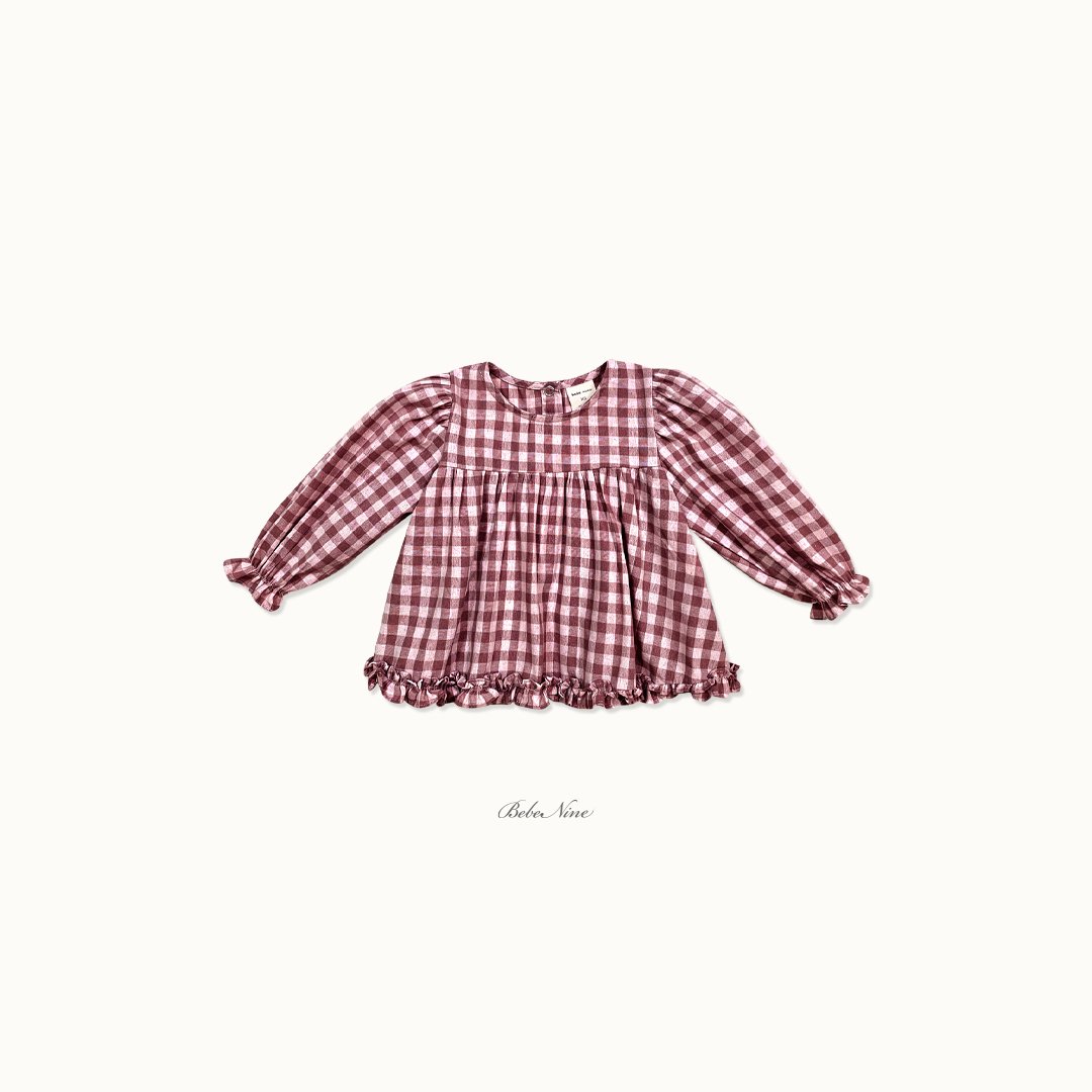 Bebenine Lucy Check Blouse