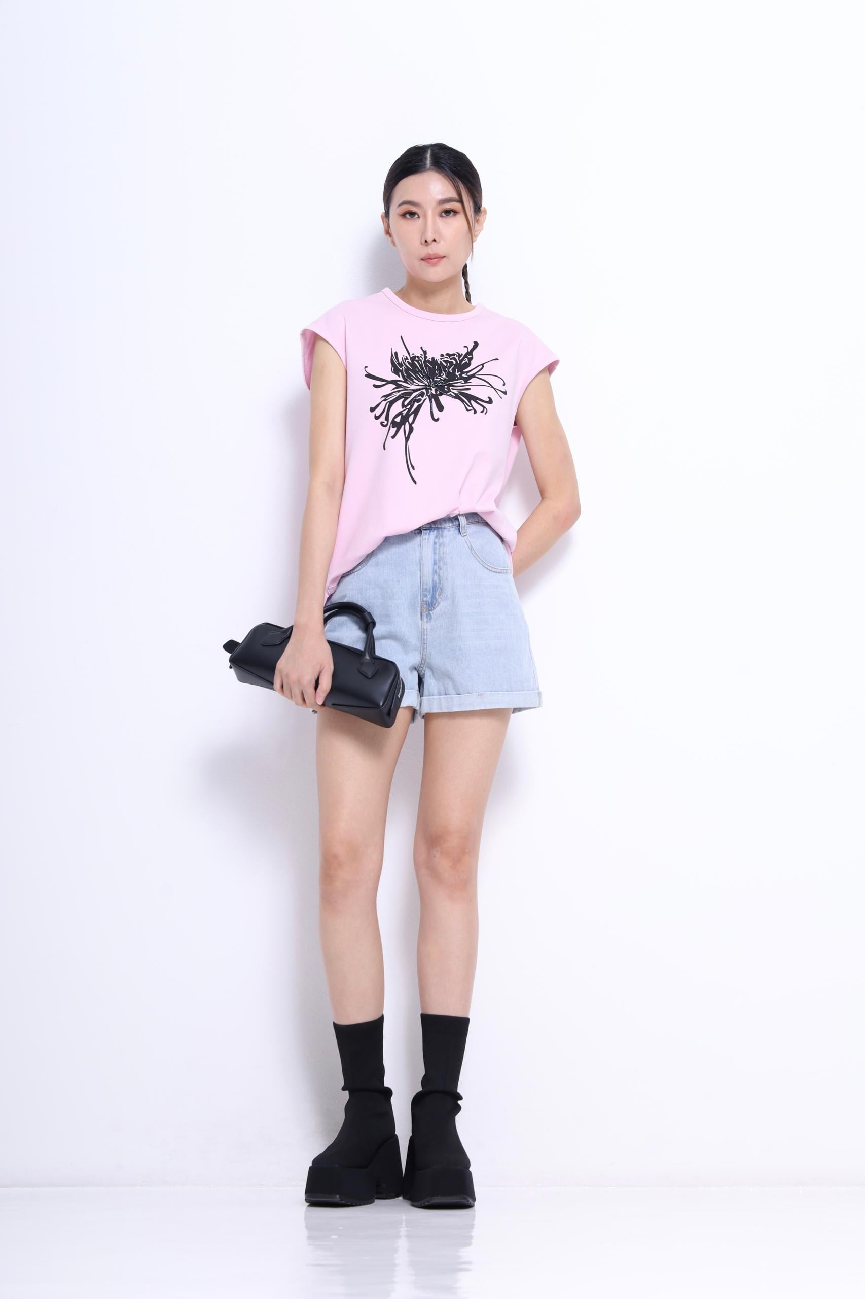 独家彩色串珠花卉上衣 2650