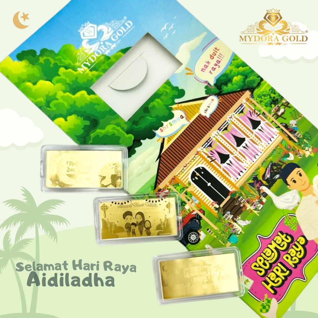 MYDORA 999.9 Gold Wafer Note Edition Raya (0.10g)