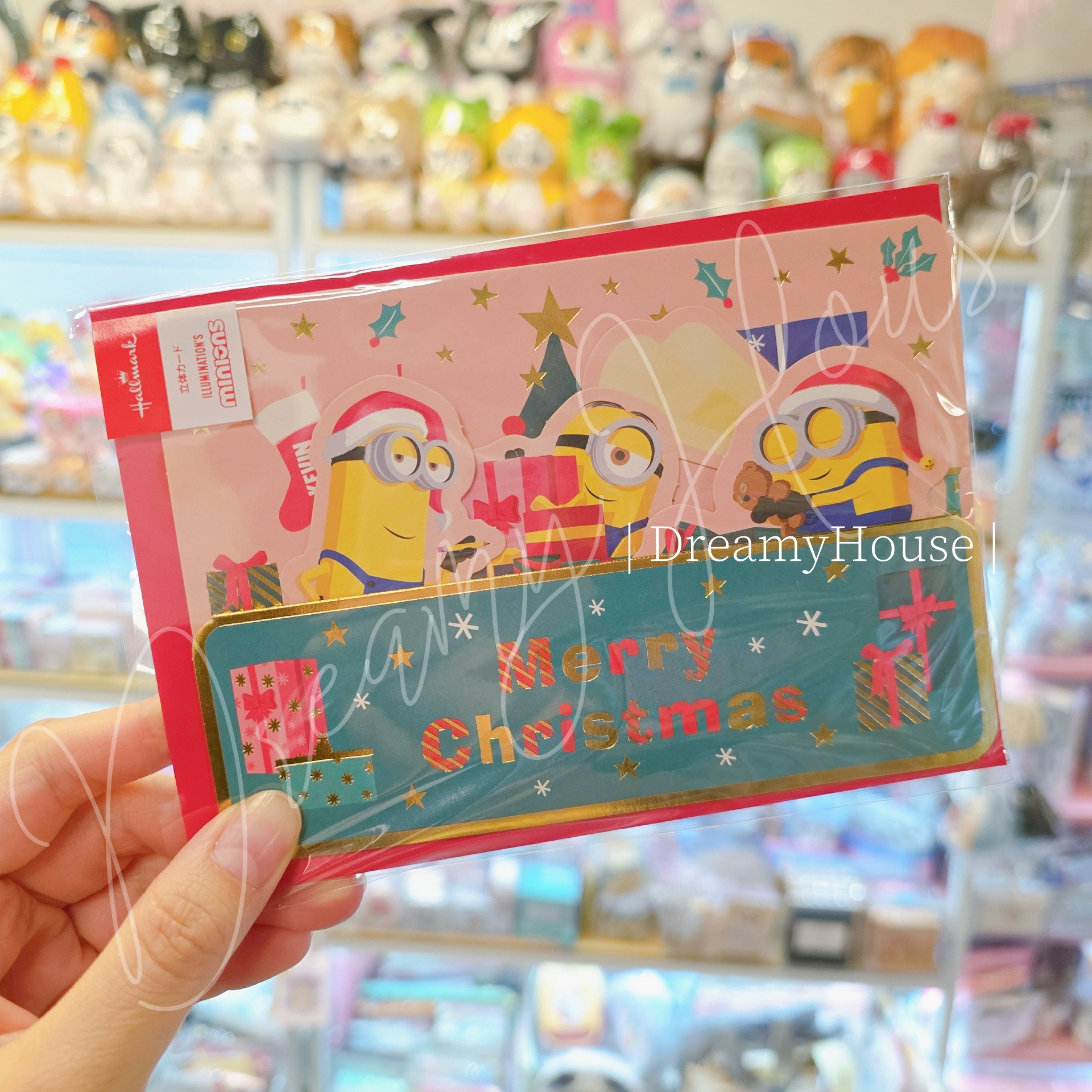 日本 minions 立體聖誕卡🎄