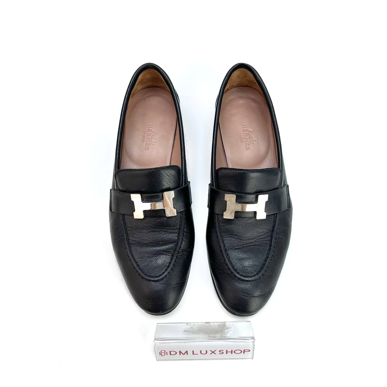 Hermes Black Loafer