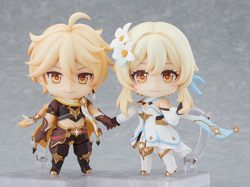 (預訂訂金 $100) (總價 $320) GSC Nendoroid 1718 原神 旅行者 (熒) 黏土人 Traveler (Lumine) (再版) (行版)