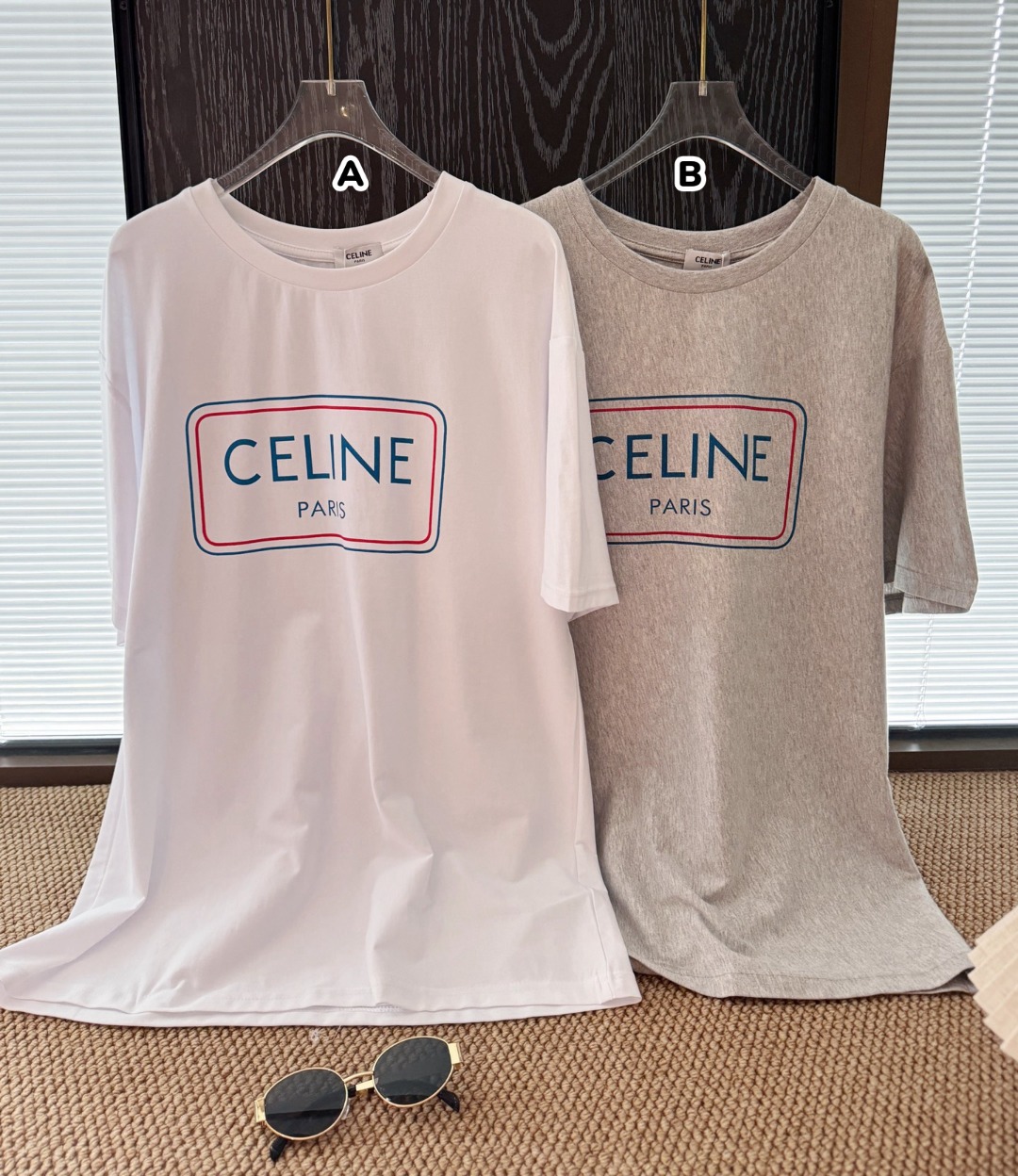 Celine 法式簡約印花短袖Tee 